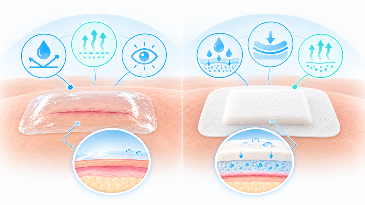 Transparent Film vs. Foam Dressings: Which to Choose?