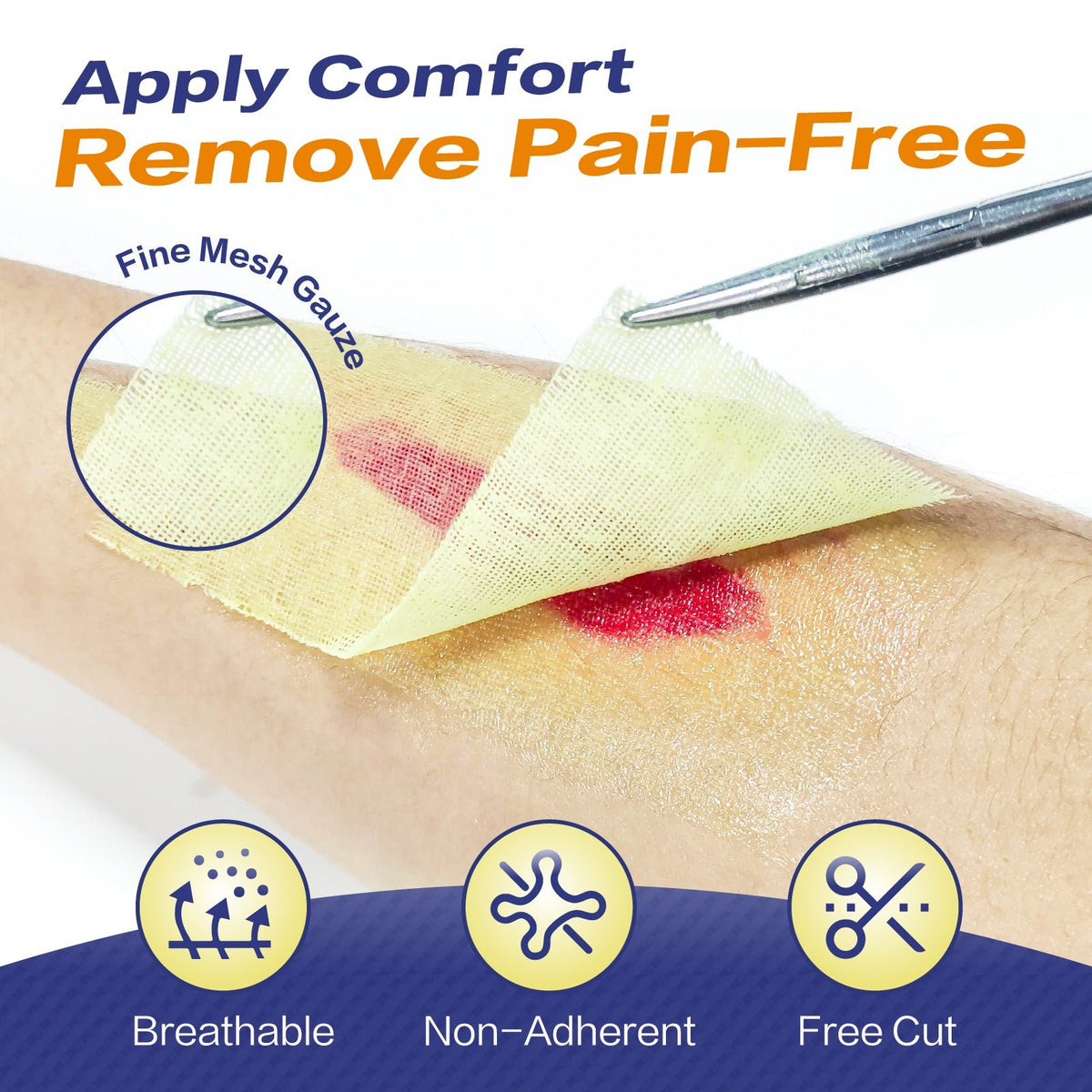 Xeroform Petrolatum Dressing for Minimally Draining Wounds, Surgical Incisons, Lacerations, Donor Sites, Burns, Skin Grafts