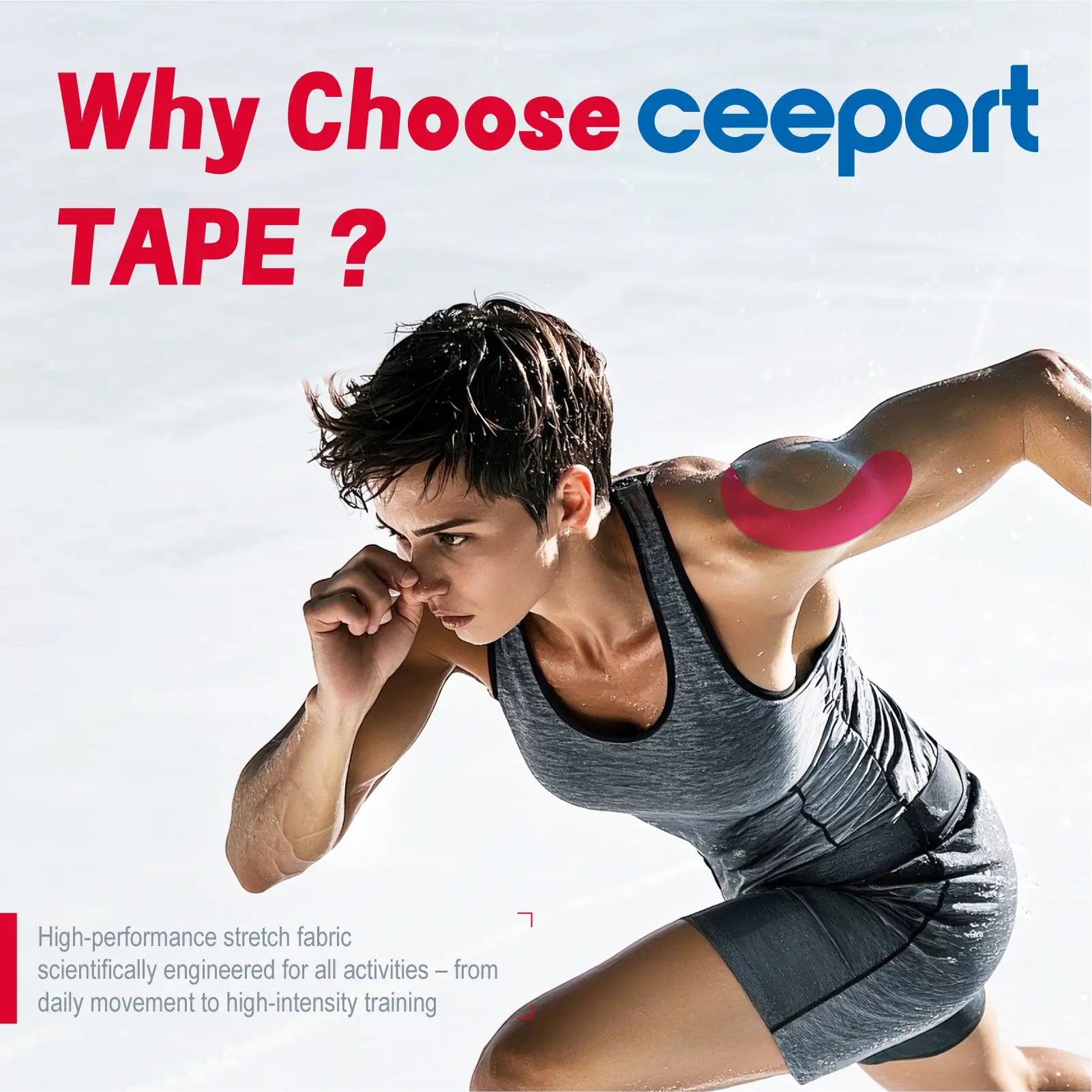 Ceeport high-performance kinesiology tape
