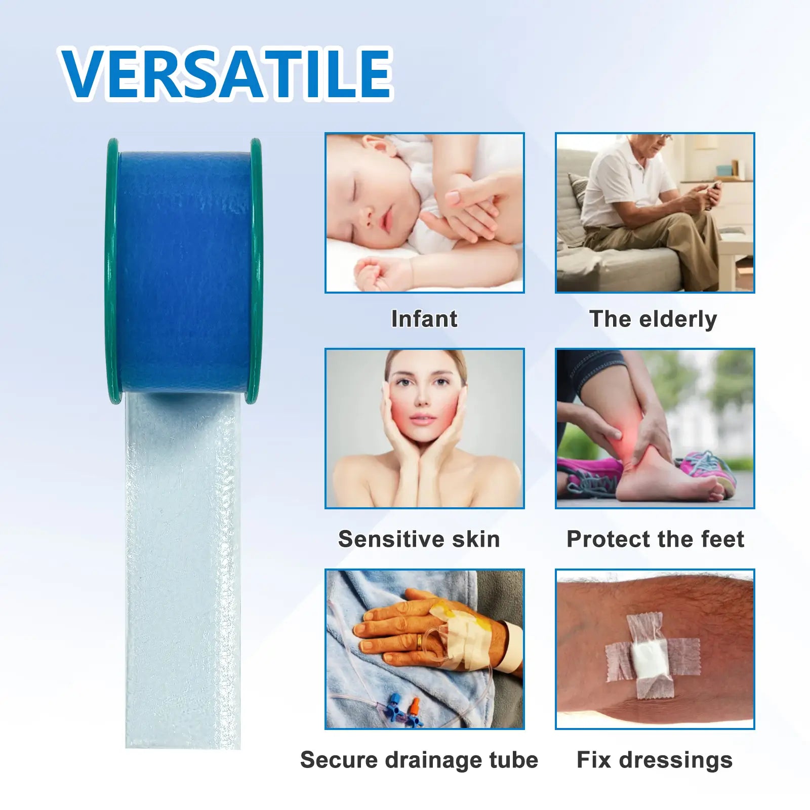Silicone tape is suitable for a variety of scenarios