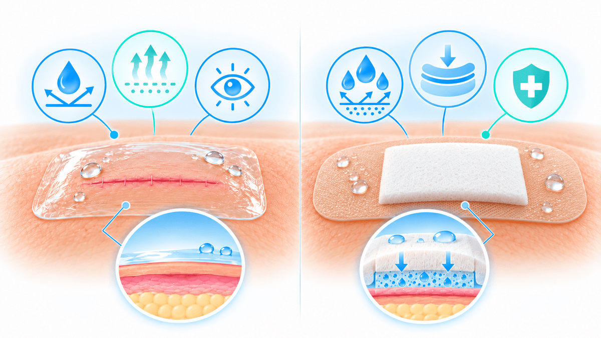 Transparent Film vs. Waterproof Bandages: What's Different?