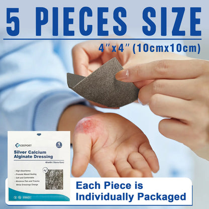 silver dressing for burn wounds SilverSeal Burn and Wound Dressing | Hydrogel Pads with X-Static Silver