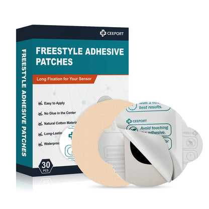 cgm sensor covers patch, waterproof, hypoallergenic and long fixation