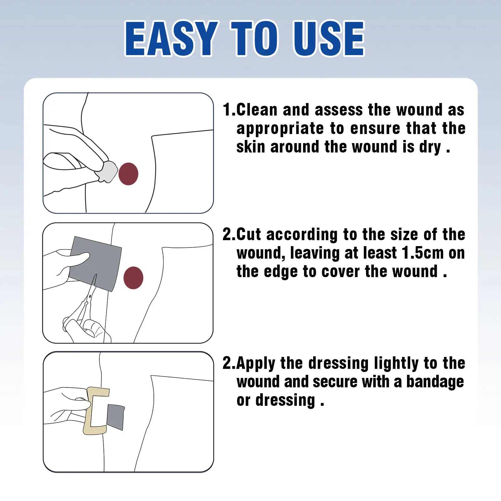 how to use silver alginate wound dressing sheet