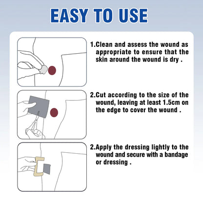 how to use silver alginate wound dressing sheet