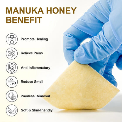 Natural Manuka honey wound dressing with alginate for faster recovery and antibacterial action