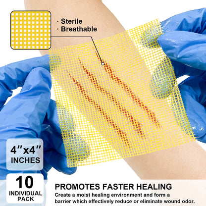 Sterile Manuka honey gauze dressing for safe and effective wound management